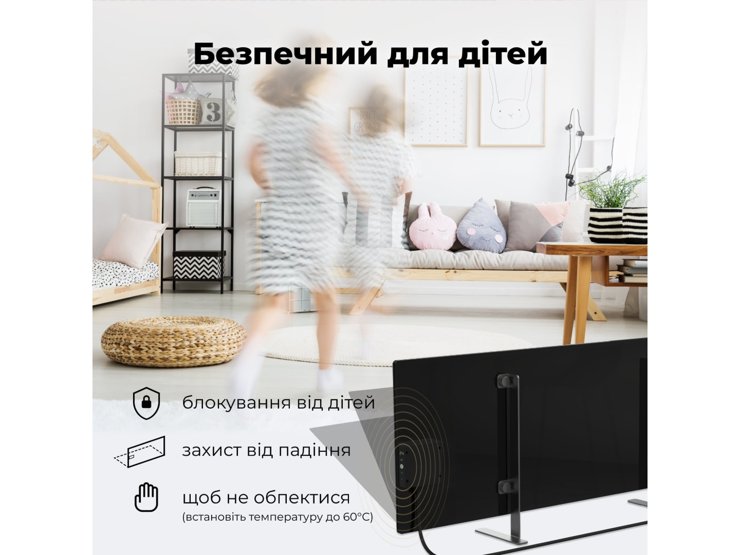 Конвектор AENO Premium Eco Smart GH4S LED Black (AGH0004S) — фото 12