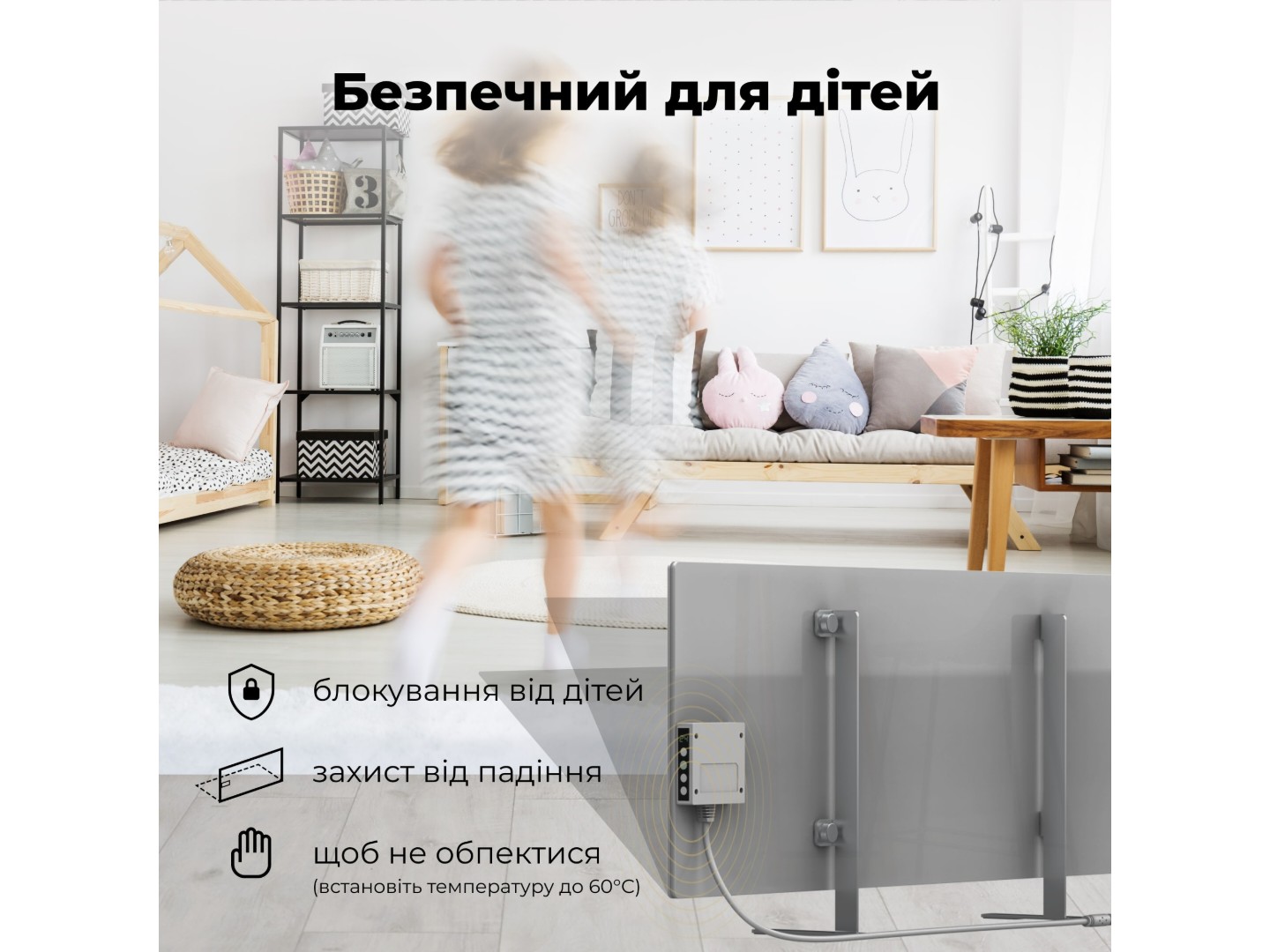 Конвектор AENO Premium Eco Smart GH5S LED Grey (AGH0005S) — фото 12