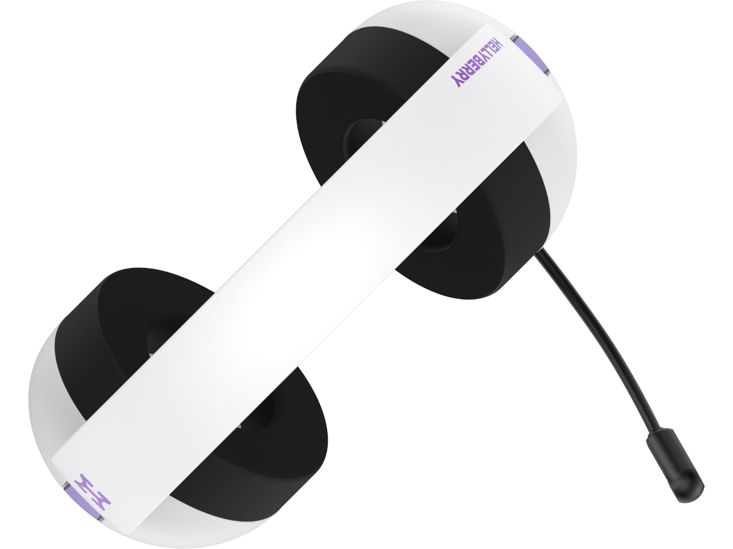 Гарнітура бездротова ігрова Hator Hellyberry HH30 wireless (HH30_wireless_WV) white-violet — фото 7