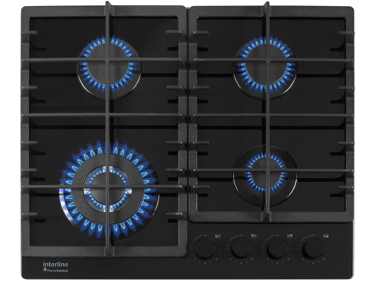 Варильна поверхня газова Interline HGG 763 FGT BM FLAME