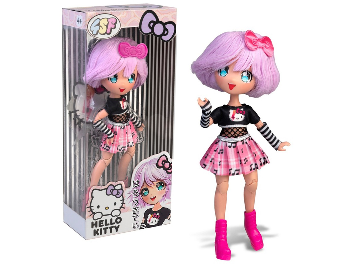 Лялька 4SF Manga Dolls Hello Kitty – ТЕДДІ РОК (HKTF0100) — фото 2