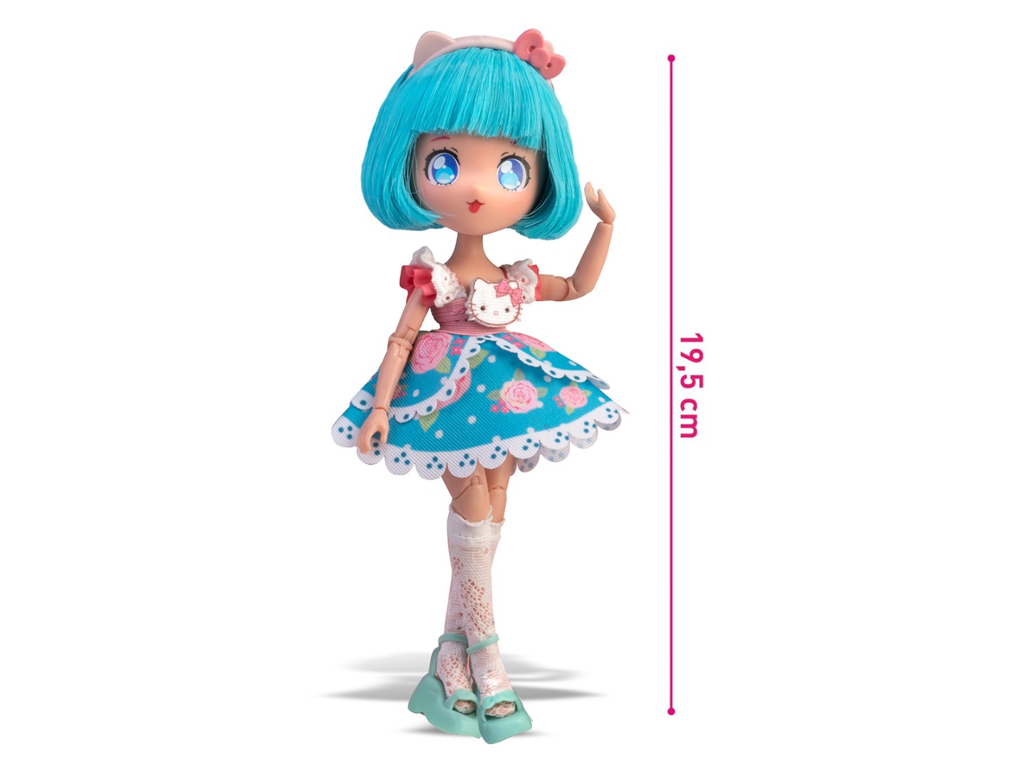 Лялька 4SF Manga Dolls Hello Kitty – КРАСОТКА ПІНК (HKTF0300) — фото 3