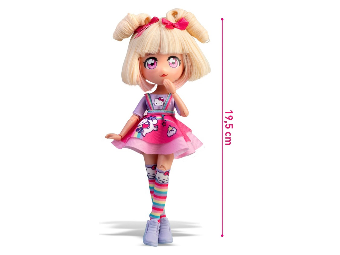 Лялька 4SF Manga Dolls Hello Kitty – ЦУКЕРЕЦЬ-ЄДИНОРІГ (HKTF0400) — фото 3
