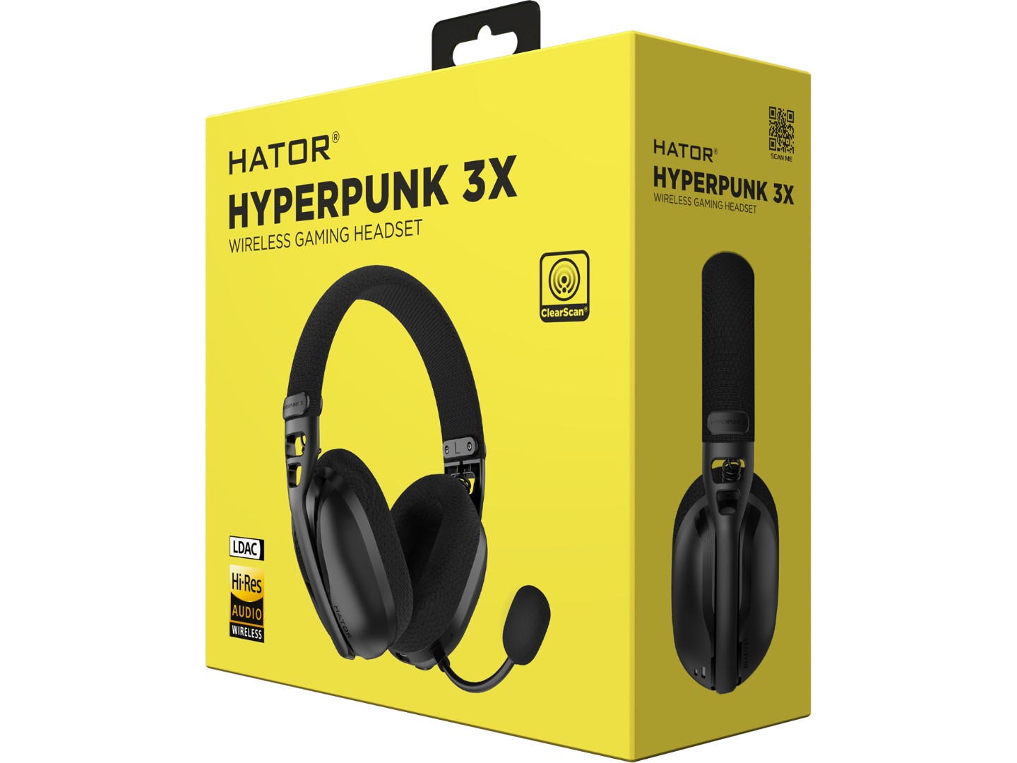 Гарнітура бездротова ігрова Hator HYPERPUNK 3X Hi-Res (ESH14) wireless black — фото 7