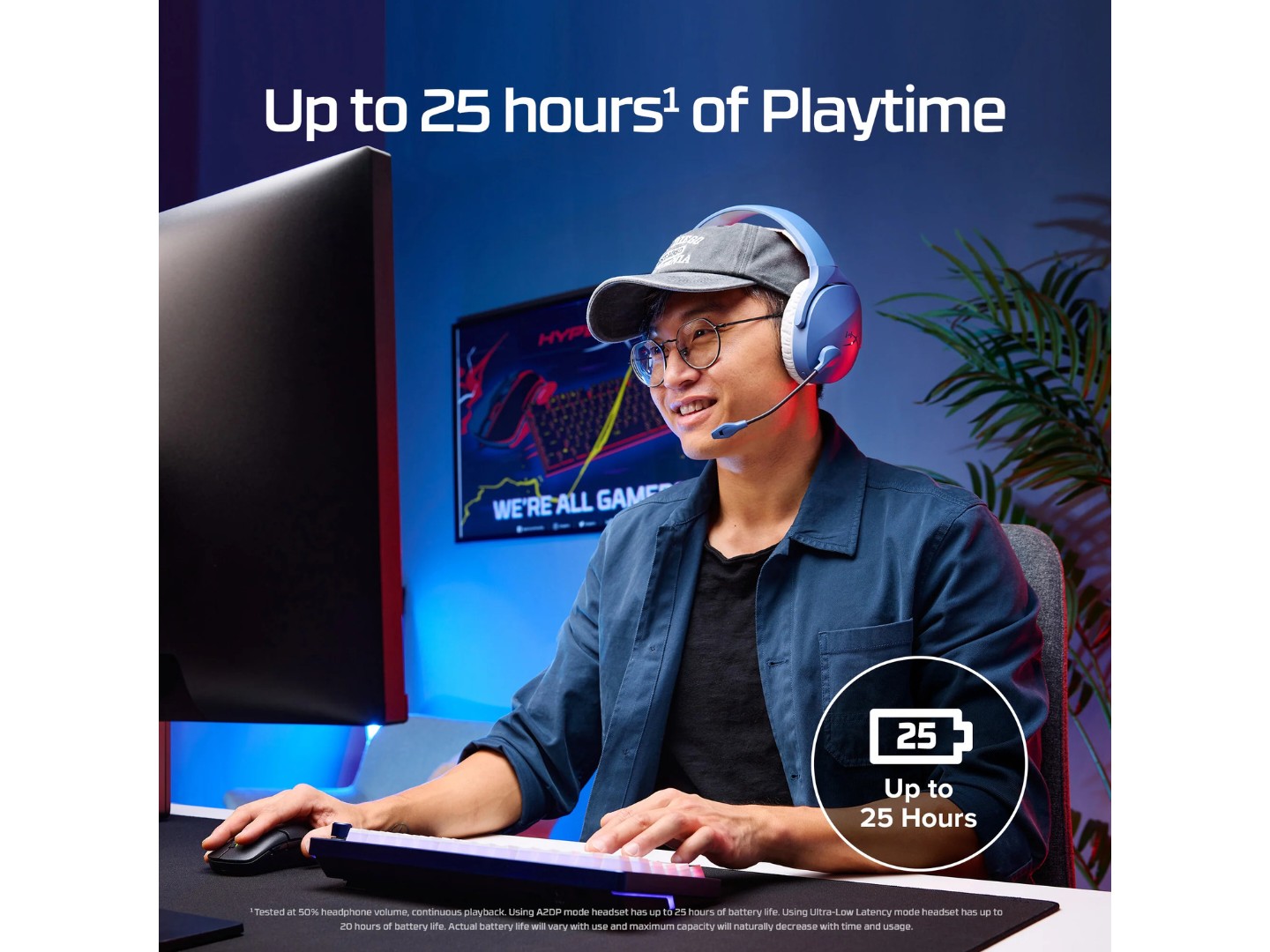 Гарнітура бездротова ігрова HyperX Cloud Jet Black (AJ0T1AA) — фото 5