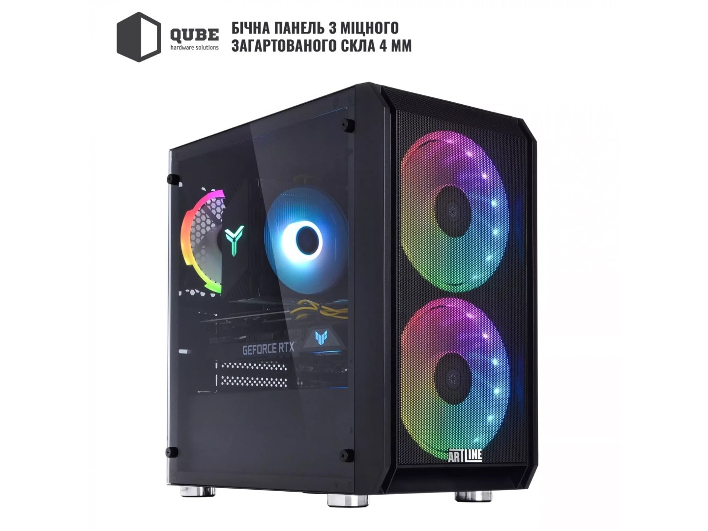 Системний блок QUBE QB i5 14400F RTX 5060 8GB NM 3220 (i514400FRTX50608GBNM3220) — фото 5