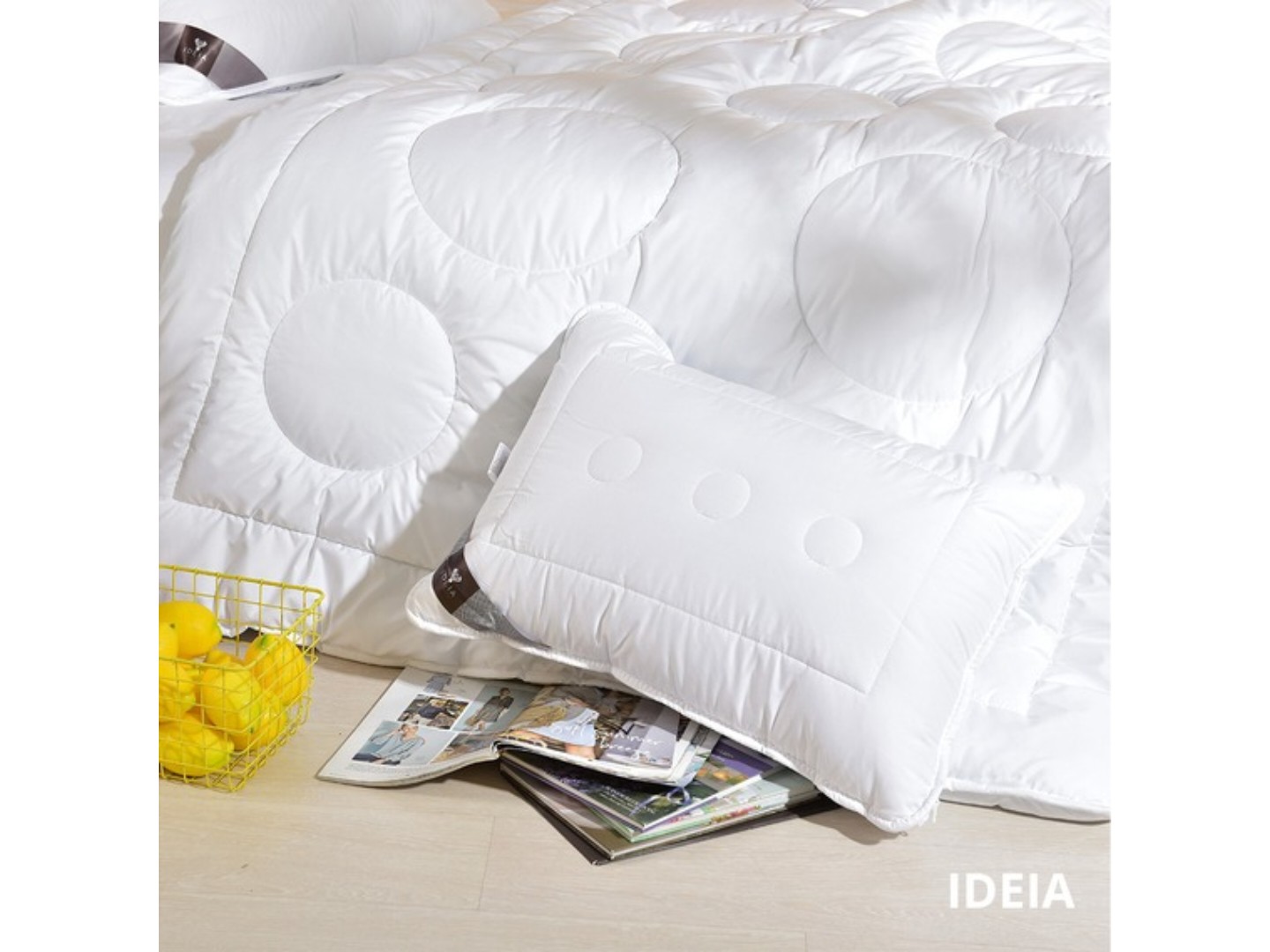 Подушка стандартна IDEIA Air Dream Exclusive 70х70 см антиалергенна чохол на блискавці (8-11588*001) — фото 10