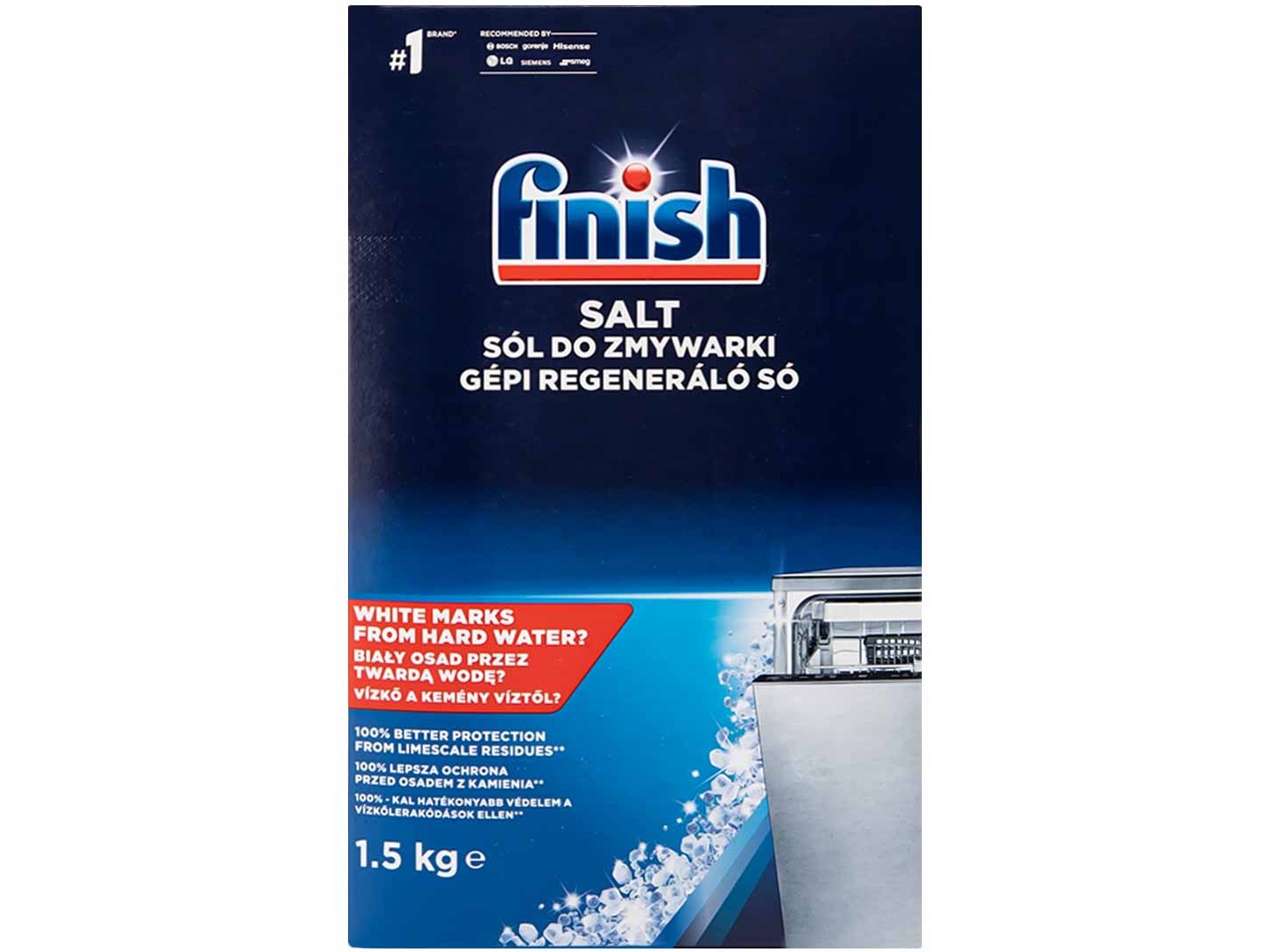 Сіль для посудомийної машини Finish 1.5 KG/2736 — фото 1