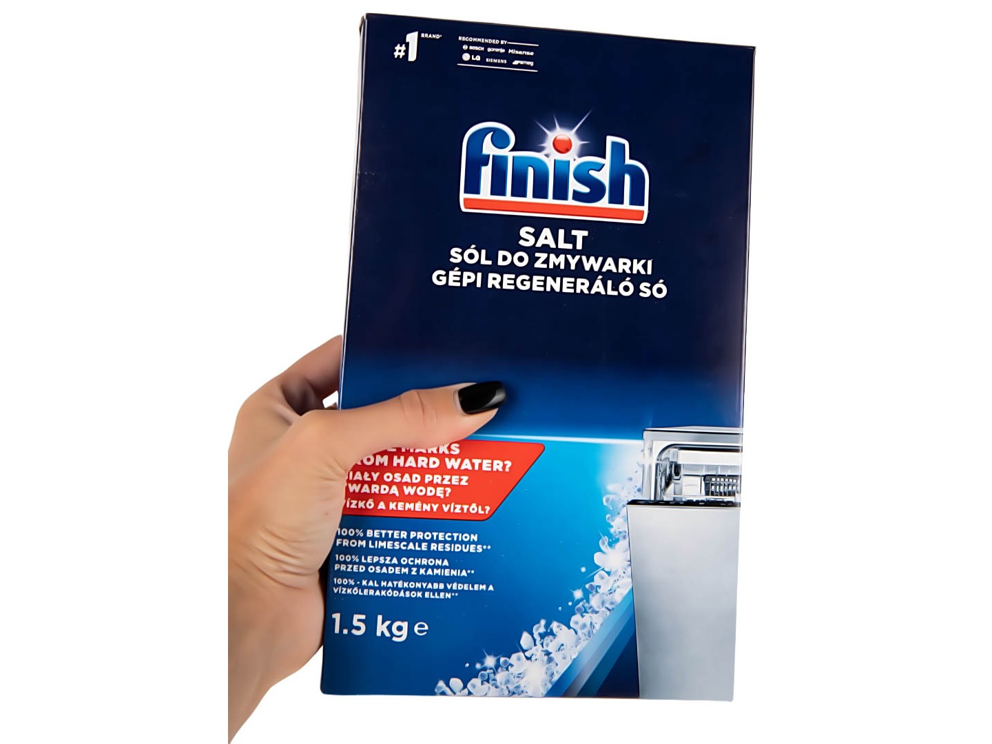 Сіль для посудомийної машини Finish 1.5 KG/2736 — фото 2