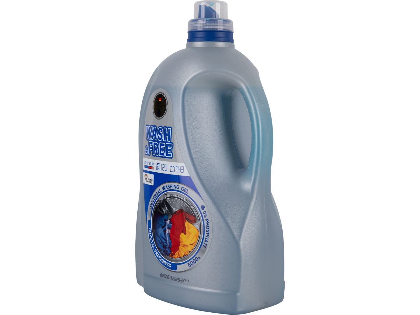 Гель для прання WASH & FREE універсальний 5000 г, 143 циклу — фото 10