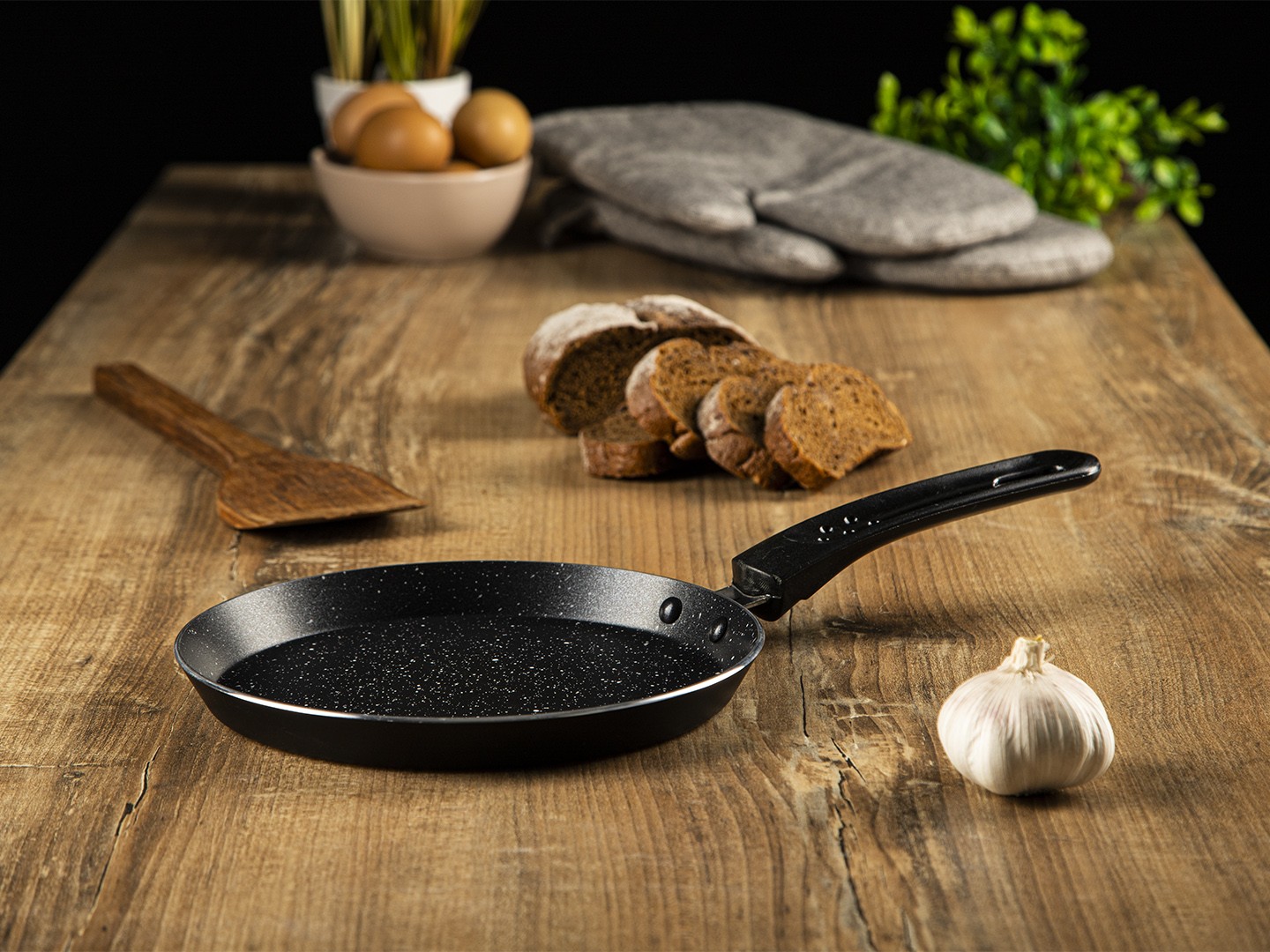 Сковорода для млинців ARDESTO Mini Gemini Gourmet 20 см Black (AR1920GP) — фото 2
