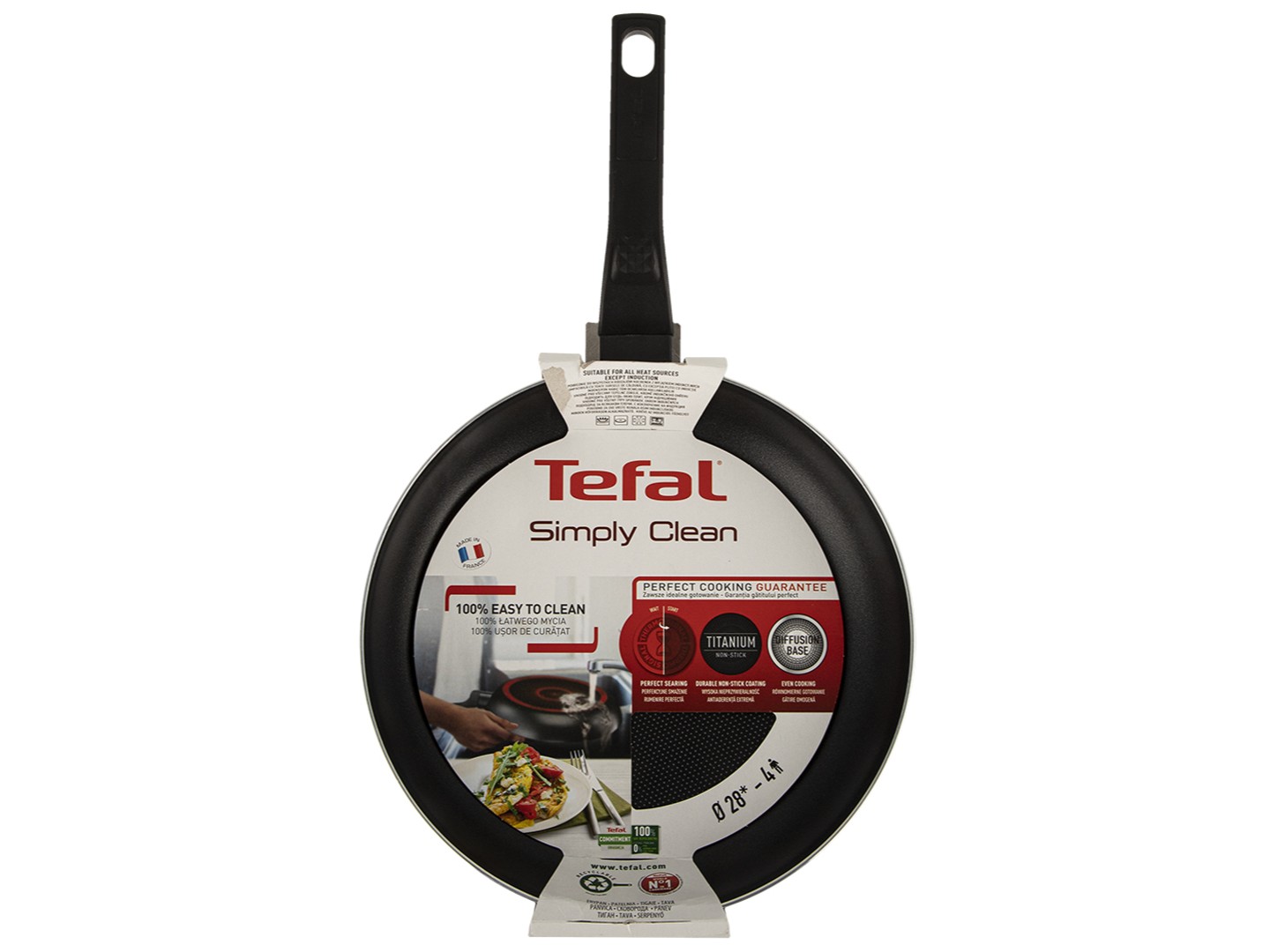 Сковорода універсальна Tefal B5670653 Simply Clean 28 см — фото 21