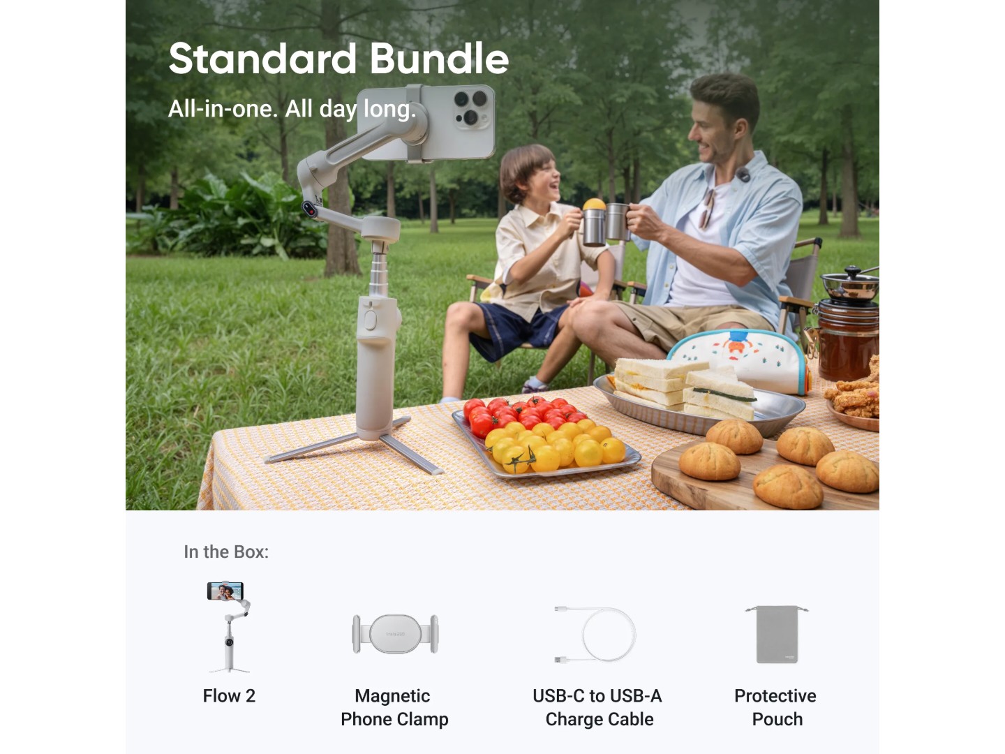 Стедікам Insta360 Flow 2 Standard Bundle Gray (CINSABQA) — фото 5