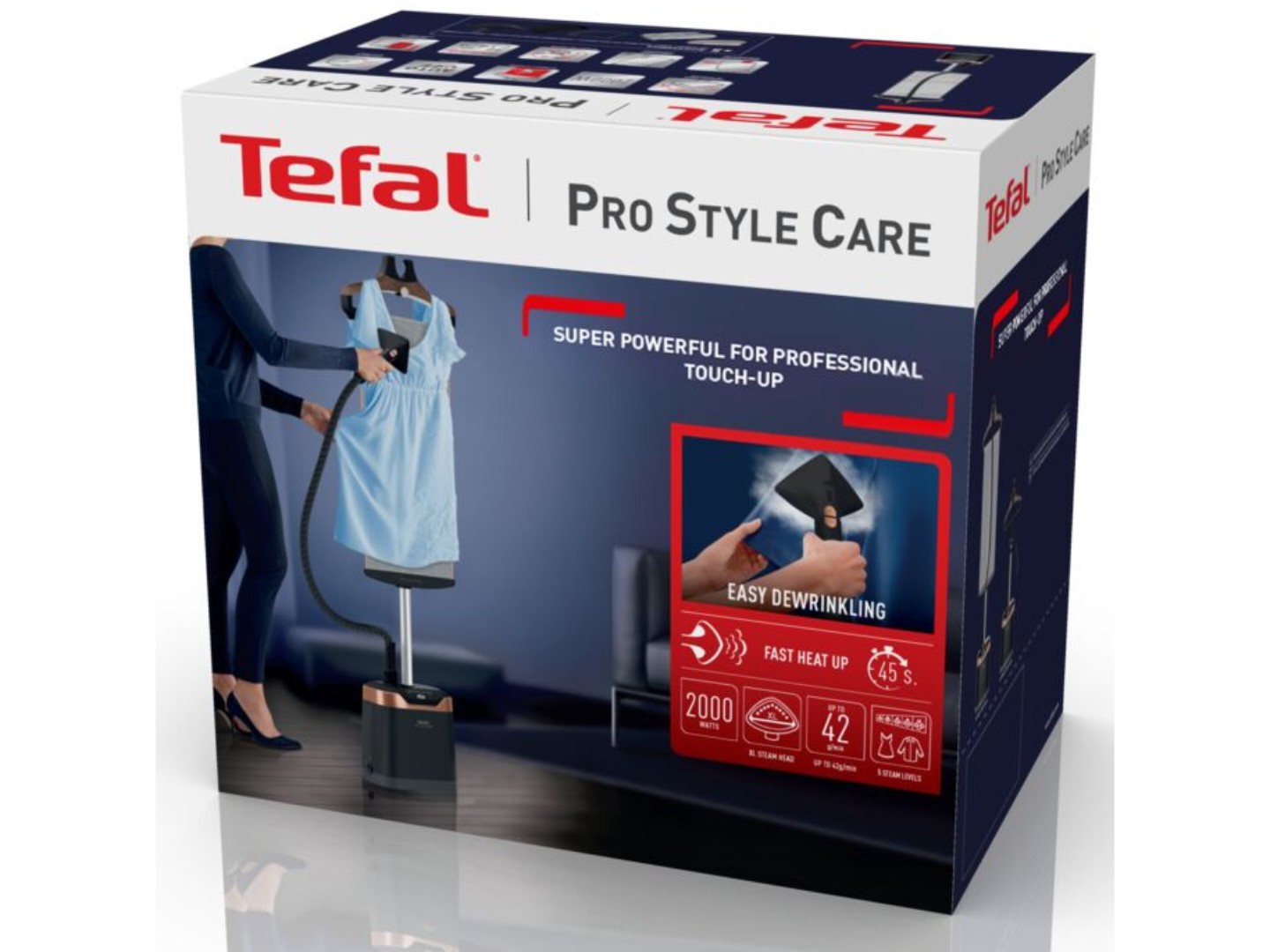 Вертикальний відпарювач стаціонарний Tefal IT8480E1 — фото 8