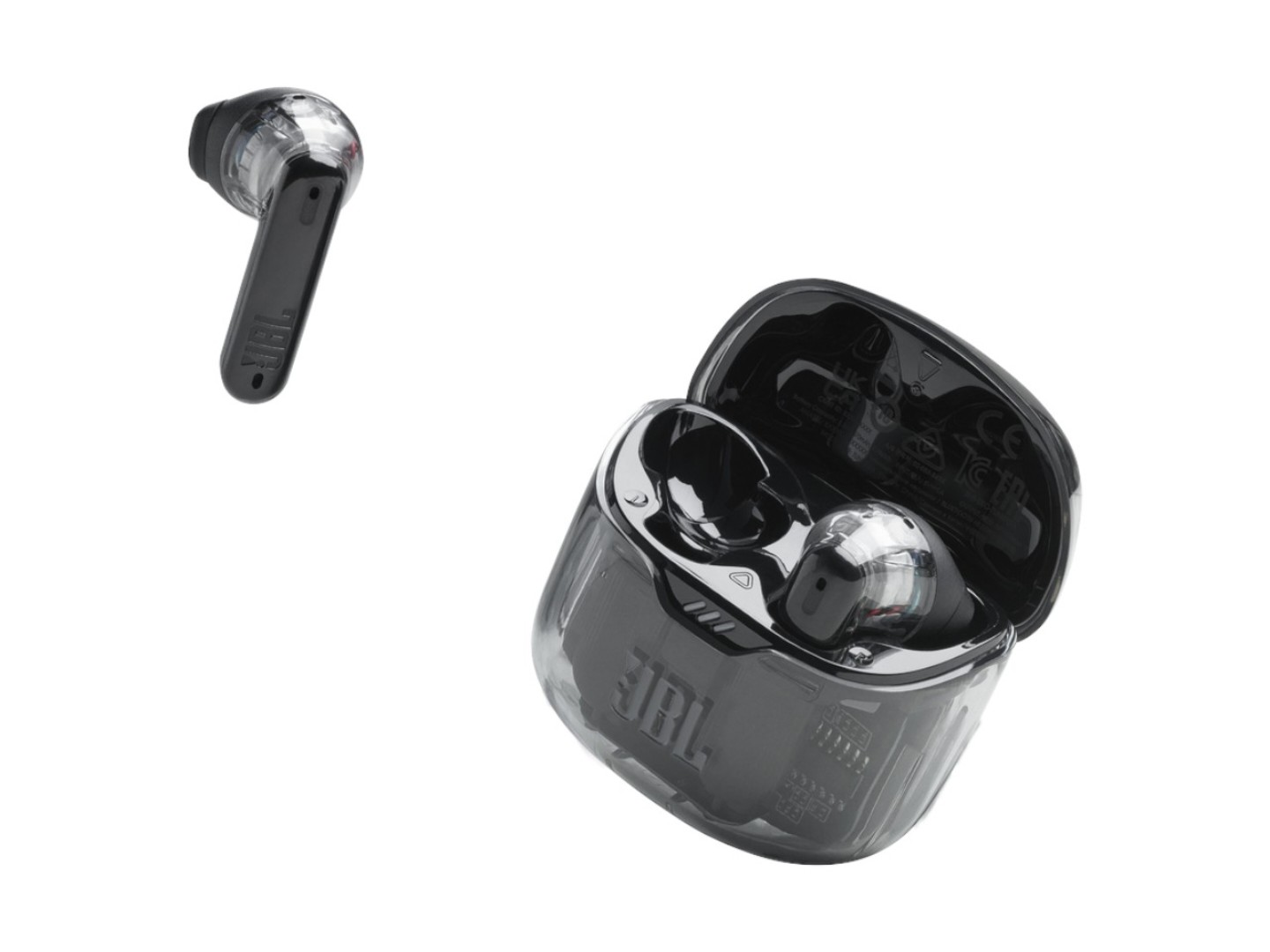 Навушники вкладиші бездротові TWS JBL Tune Flex 2 Ghost Black (JBLTFLEX2GBLK) — фото 10