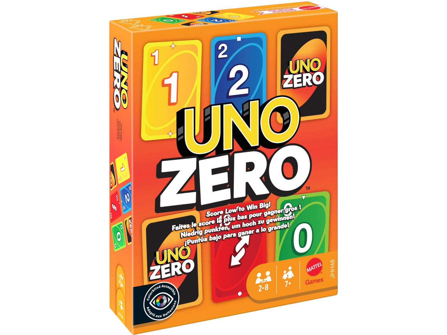 Настільна гра карткова (8+) UNO UNO "Zero" (JHH48)