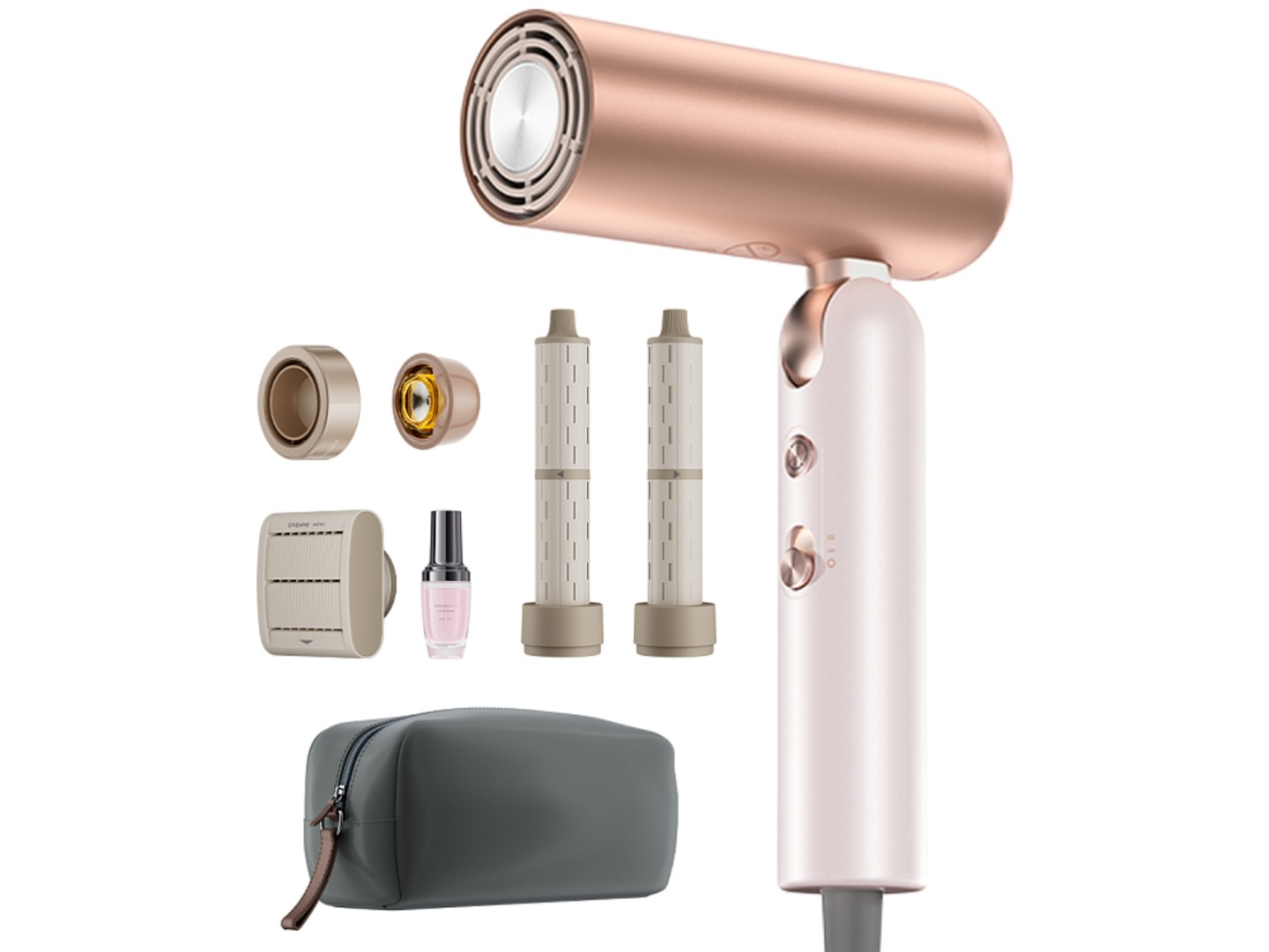 Фен-стайлер Dreame Pocket Ultra Rosy White (AHD52-RWH)