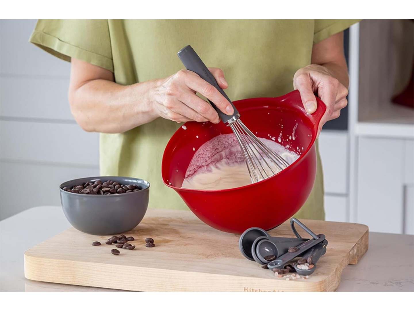 Набір ложок мірних KitchenAid Coreline 5 шт. (KQG057OHCGG) — фото 6