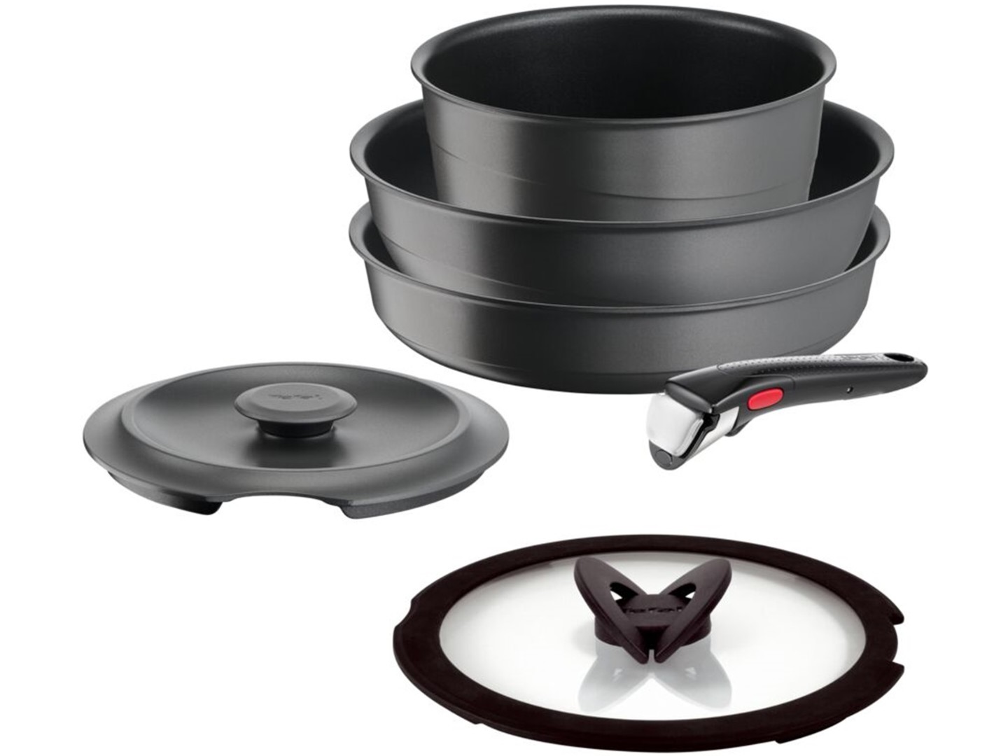 Набір посуду зі знімною ручкою Tefal L867S604 Ingenio Inspiration 6 пр.