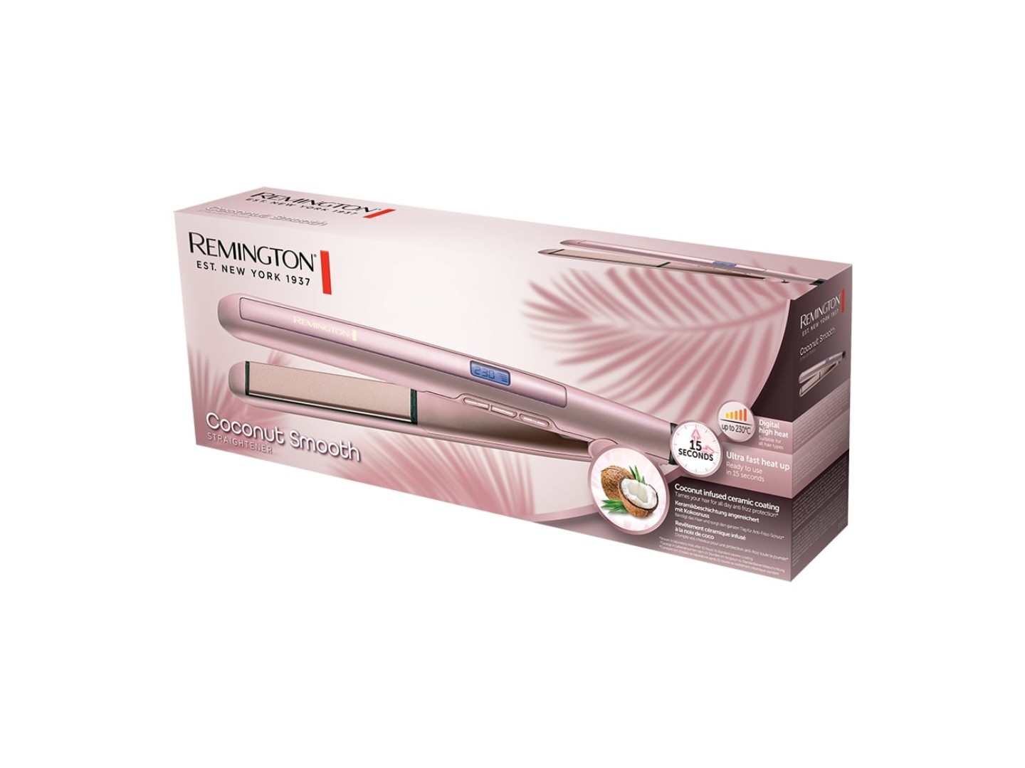 Вирівнювач волосся Remington S5901 Coconut Smooth — фото 5