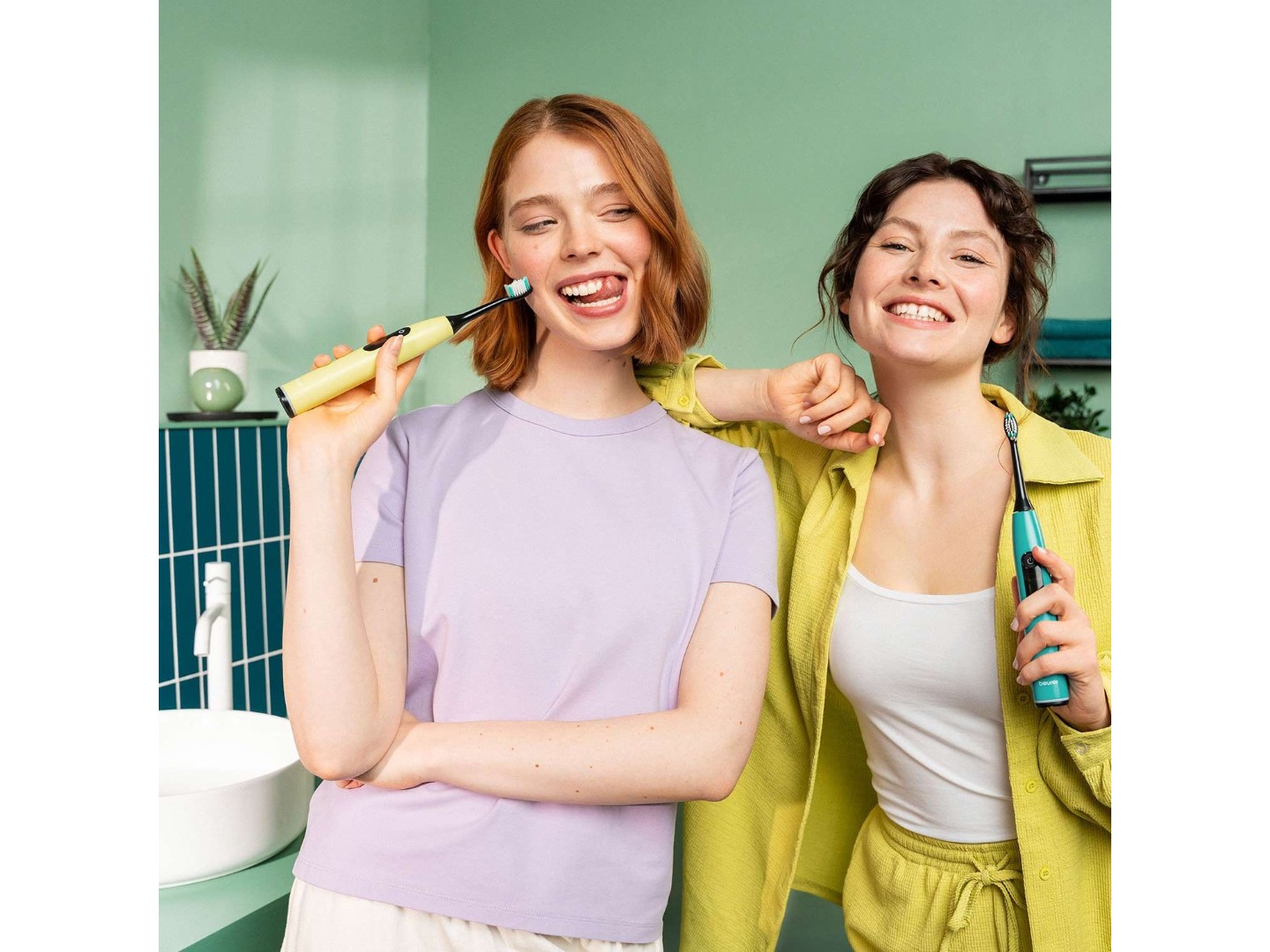 Зубна щітка електрична Beurer SC 50 Splashy Lemon GP — фото 5