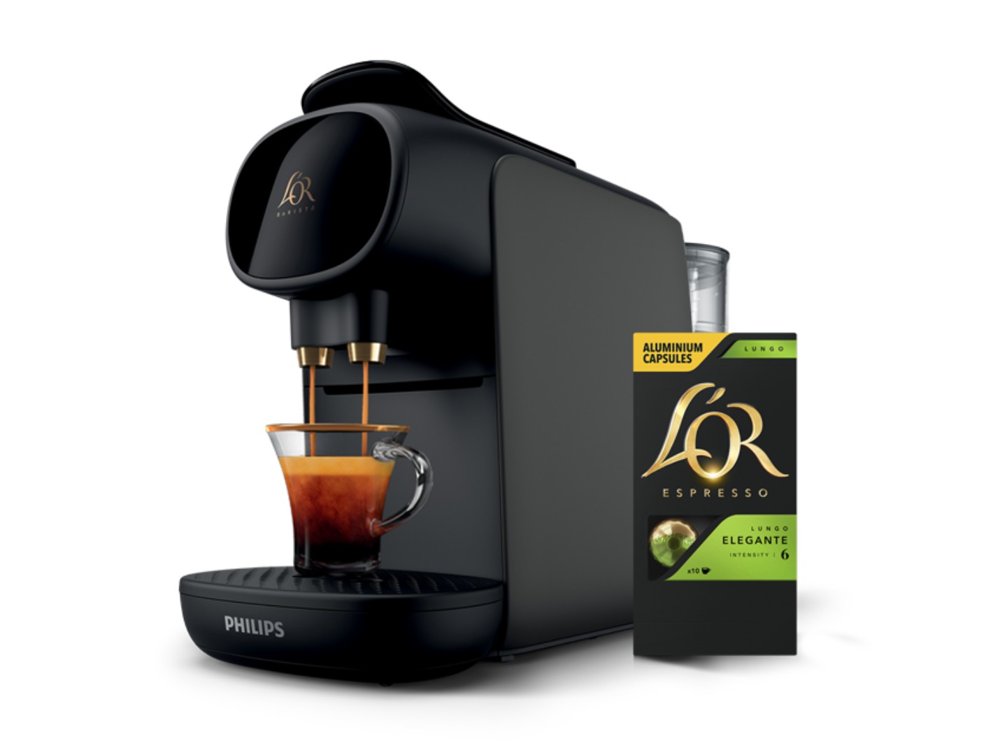 Кавоварка капсульна Philips L’OR Barista Sublime + 10 капсул L'OR