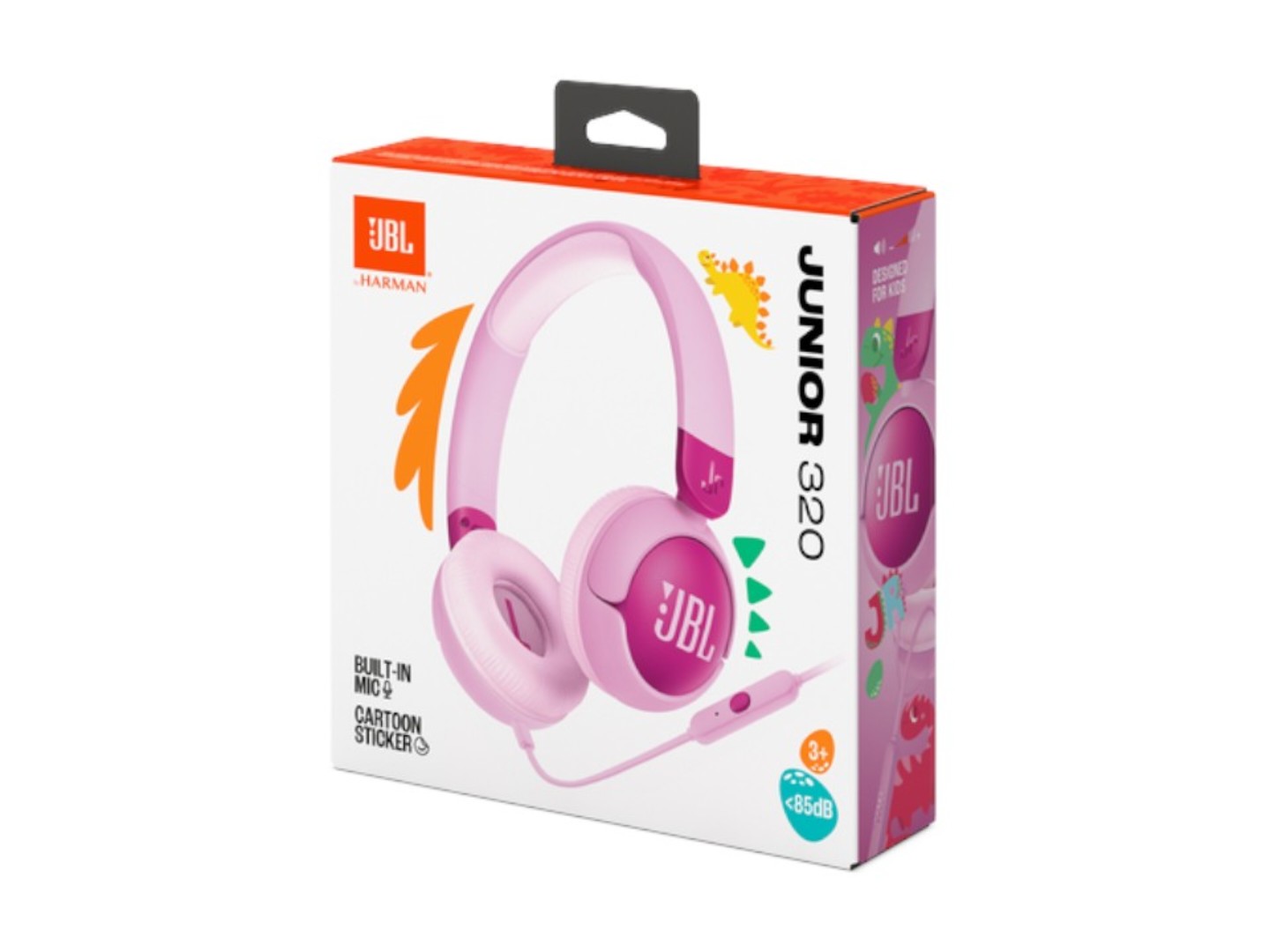 Навушники накладні дротові JBL Jr 320 Purple (JBLJR320PUR) — фото 8