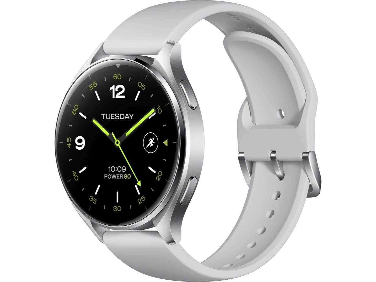 Смарт-годинник Xiaomi Watch 2 Sliver Case With Gray TPU Strap