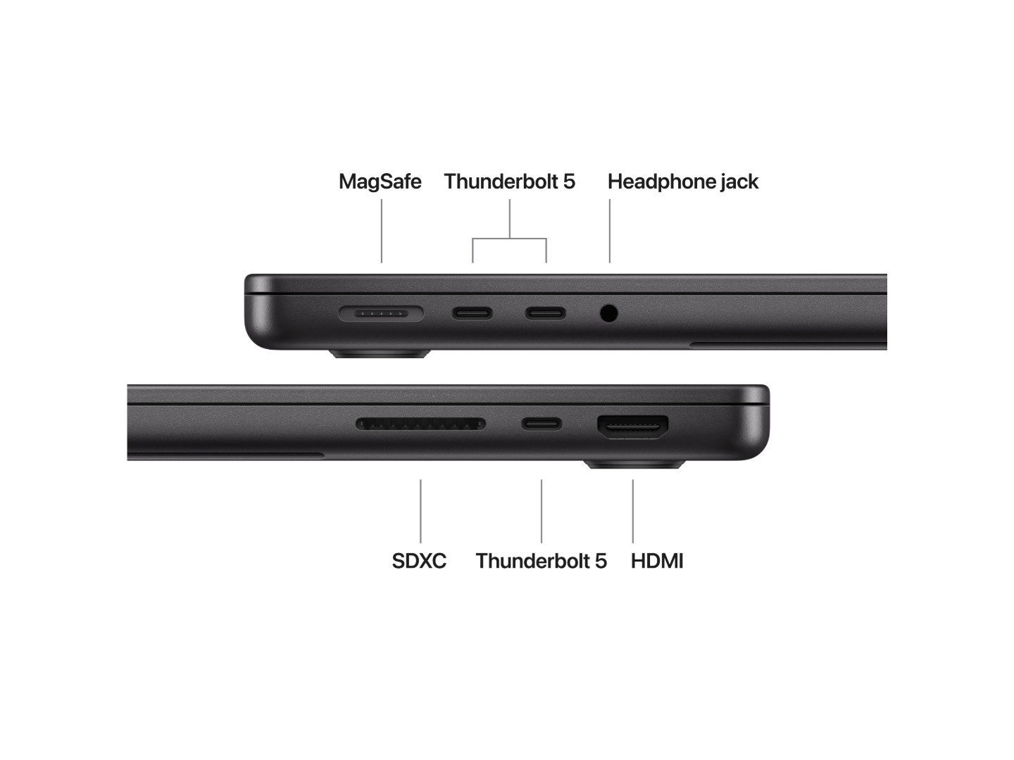Ноутбук Apple MacBook Pro 14'' M5 Pro 15-core CPU 16-core GPU 24GB 2TB MJLW4 Space Black — фото 7
