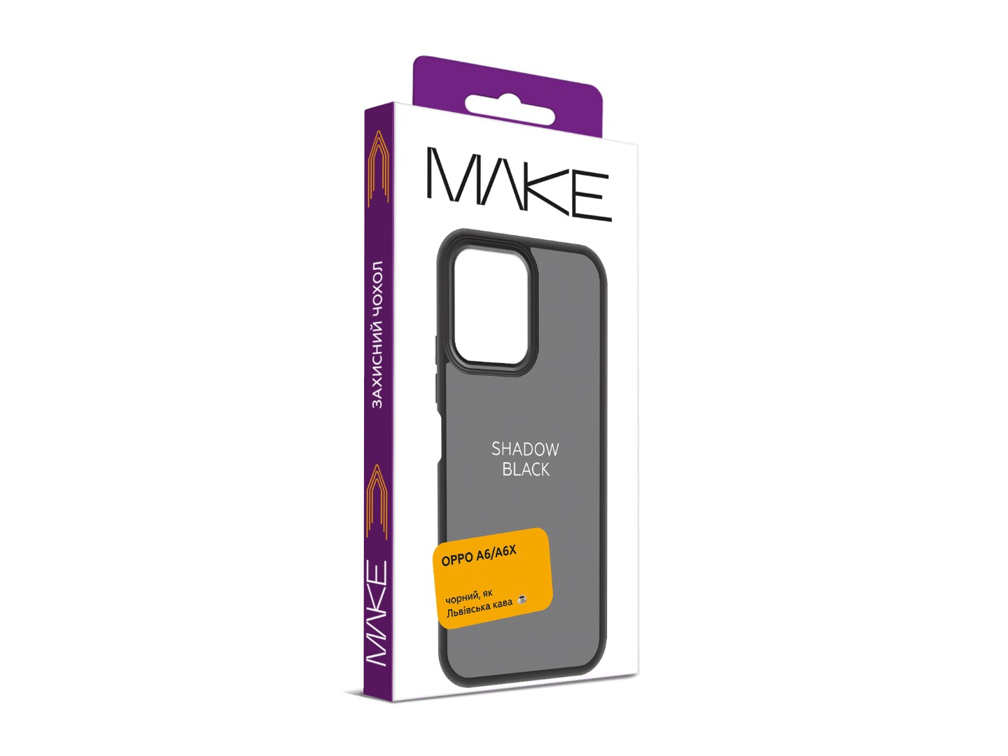 Чохол для смартфону MAKE Shadow for Oppo A6/A6X, Black (MCSD-OA6/A6XBK) — фото 3