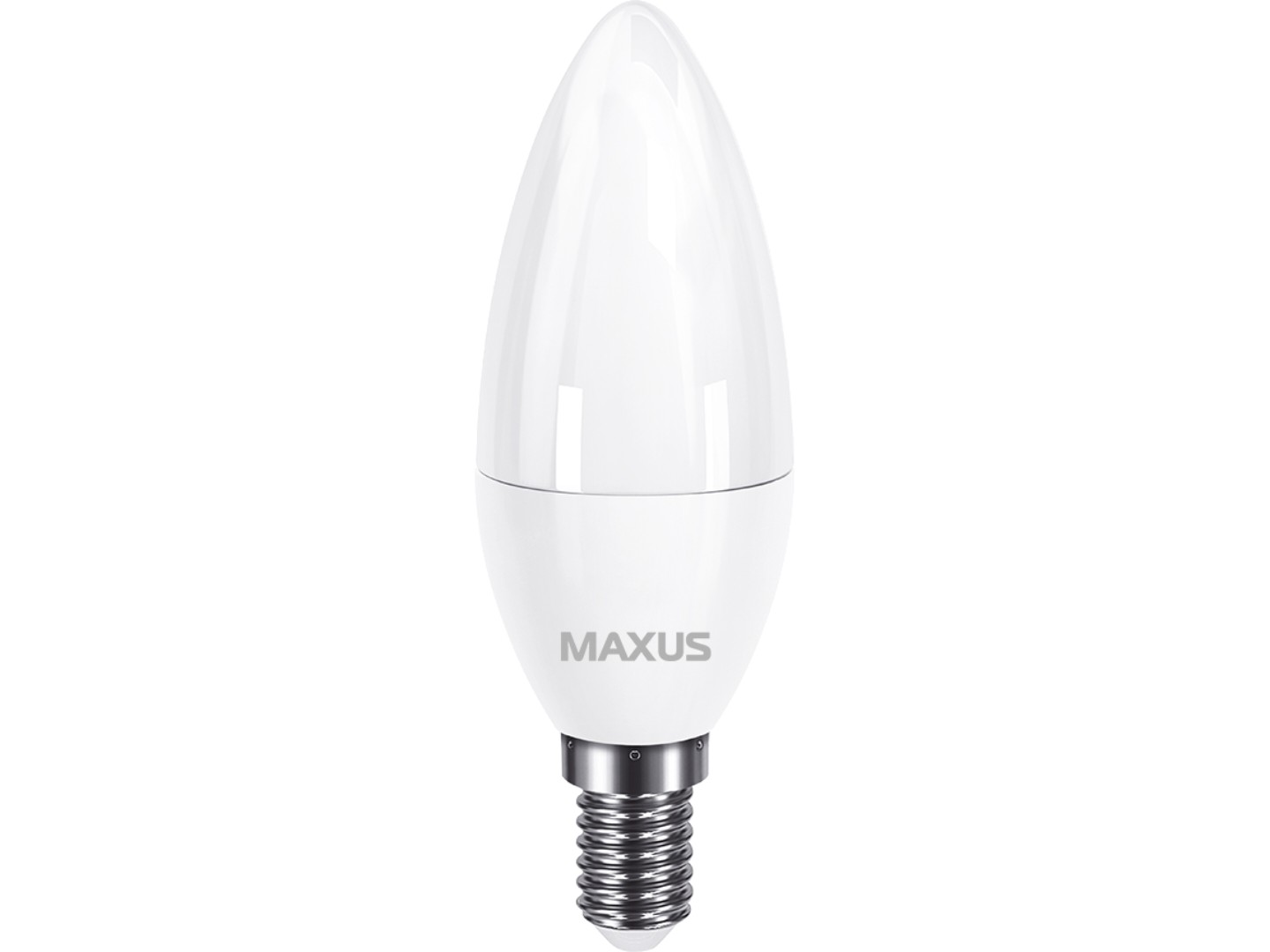 Лампочка світлодіодна Maxus C37 5W 4100K 220V E14 (1-LED-732) — фото 2