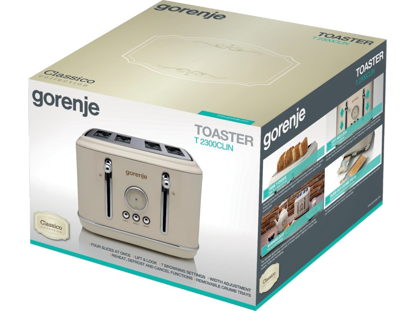 Тостер Gorenje T2300CLIN — фото 11