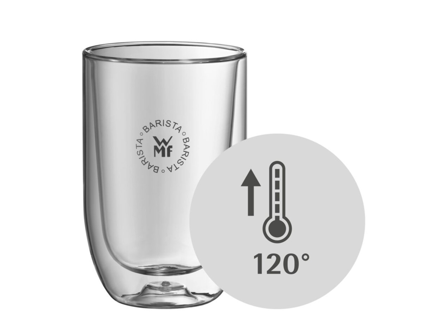 Набір склянок WMF 951722040 BARISTA для латте 2 шт 260 мл — фото 8