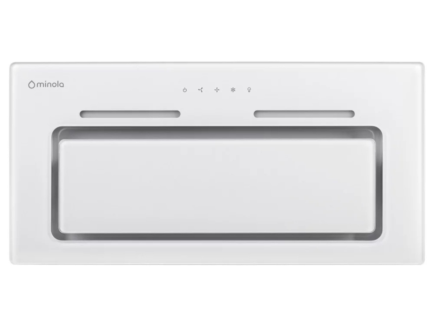 Витяжка вбудована Minola HBI 6473 WH GLASS 800 LED Line — фото 2