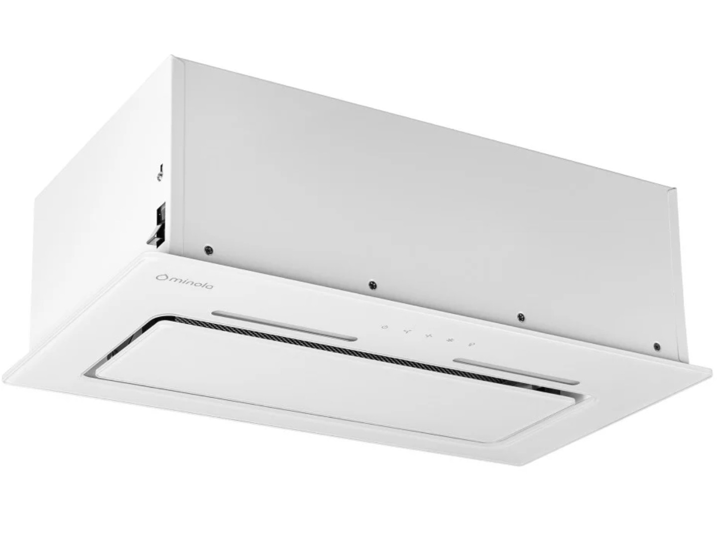 Витяжка вбудована Minola HBI 6473 WH GLASS 800 LED Line — фото 1