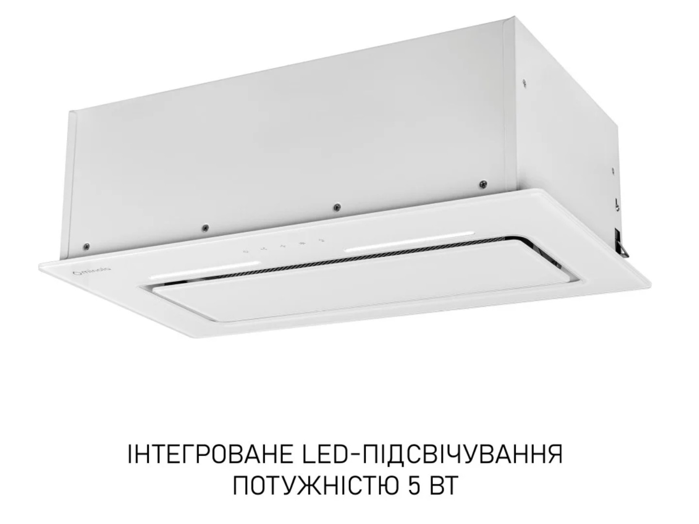 Витяжка вбудована Minola HBI 6473 WH GLASS 800 LED Line — фото 7