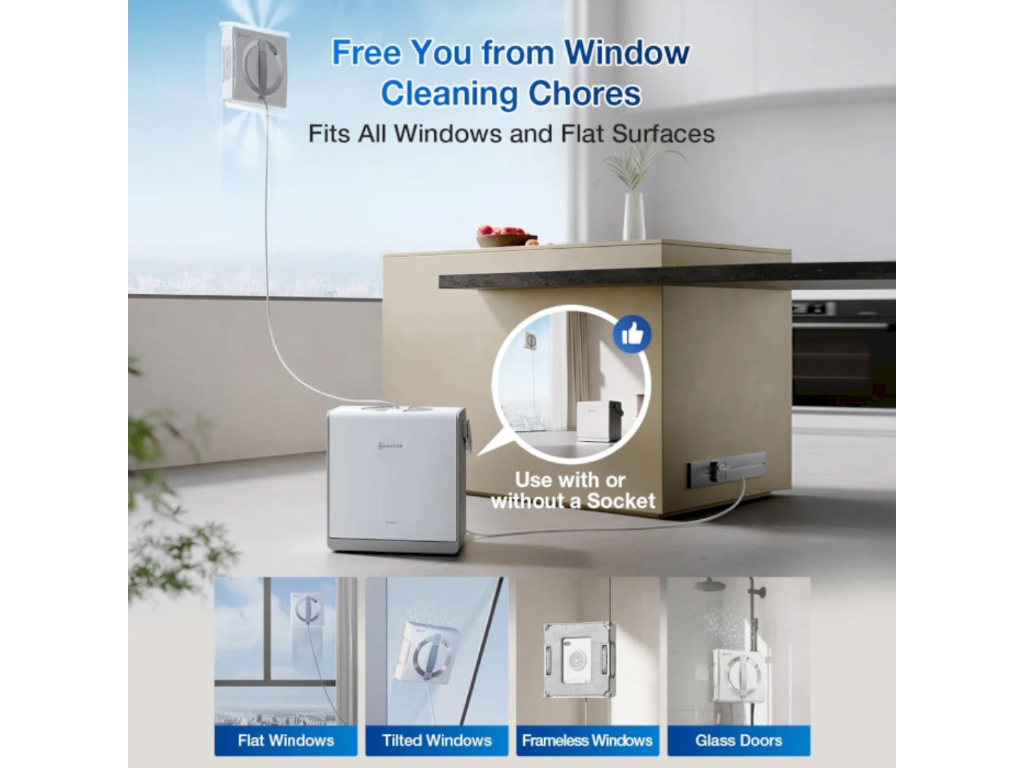 Пилосос віконний Ecovacs Winbot W2 PRO OMNI (WG851-11) — фото 10