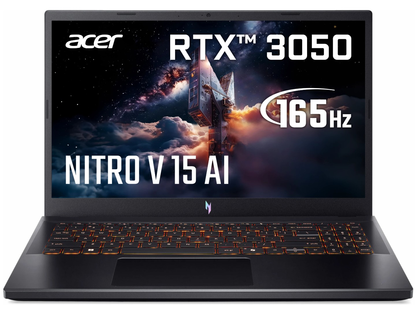 Ноутбук ігровий Acer Nitro V 15 AI ANV15-42 (NH.QV5EU.005) Obsidian black