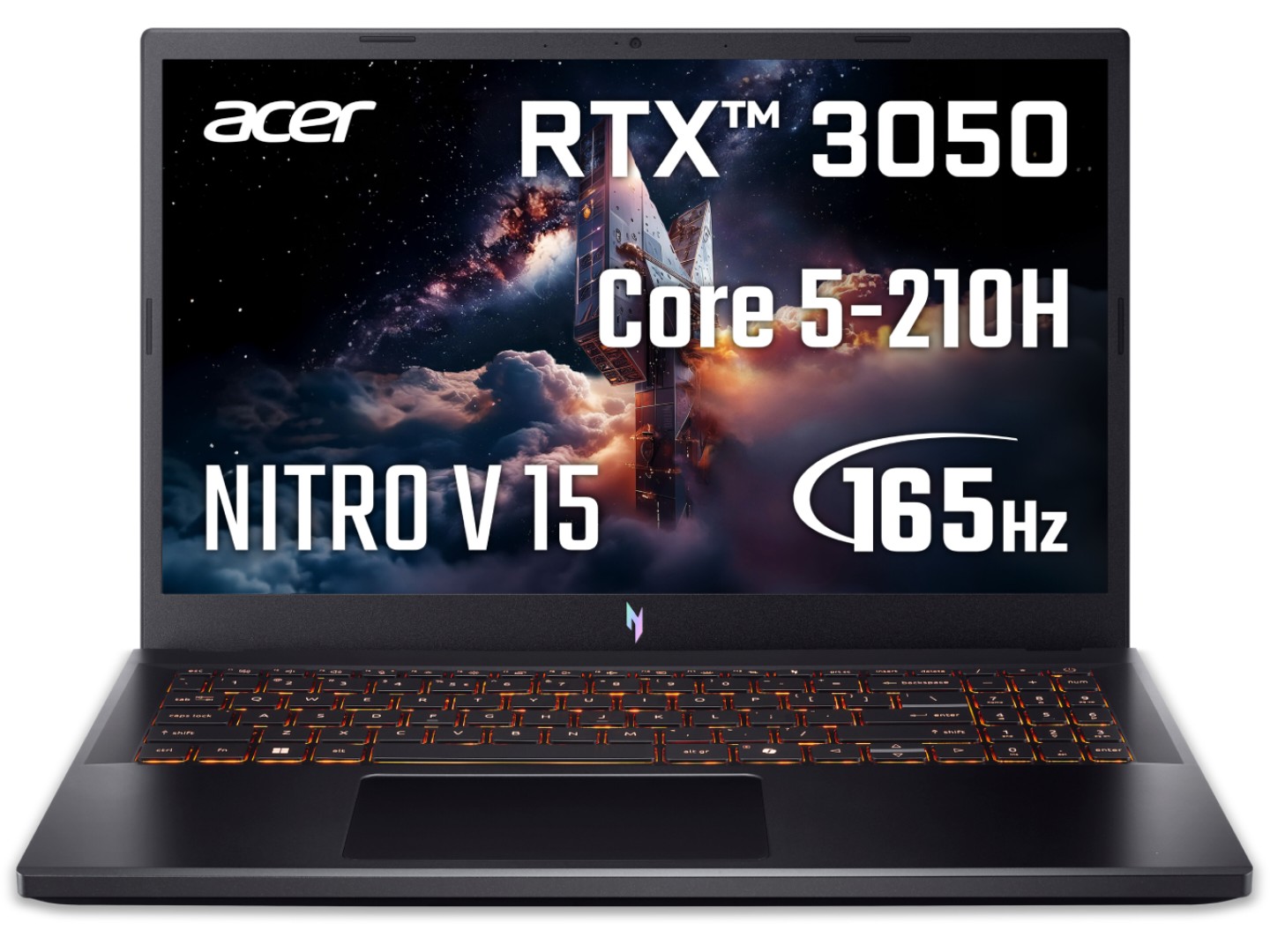Ноутбук ігровий Acer Nitro V 15 ANV15-52-56XW (NH.QV3EU.010) Obsidian Black