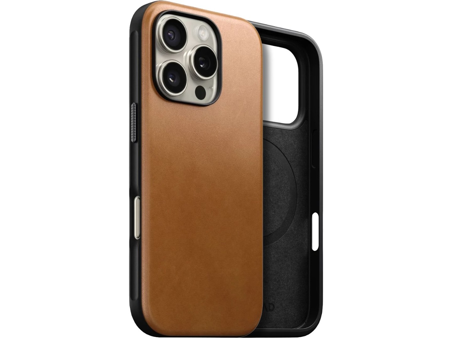 Чохол для смартфону Nomad Modern Leather English Tan for iPhone 16 Pro Max (NM01691785)