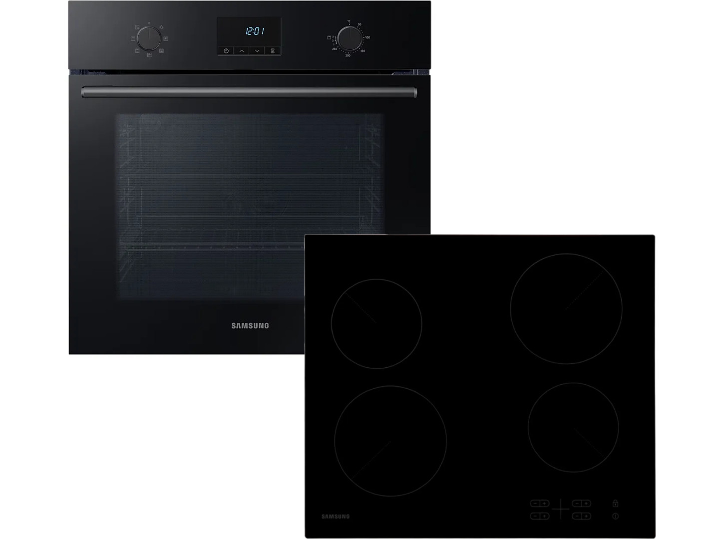 Комплект техніки Samsung Духова шафа + Варильна поверхня Samsung NV68A1110RB/WT + NZ64T3506AK/WT