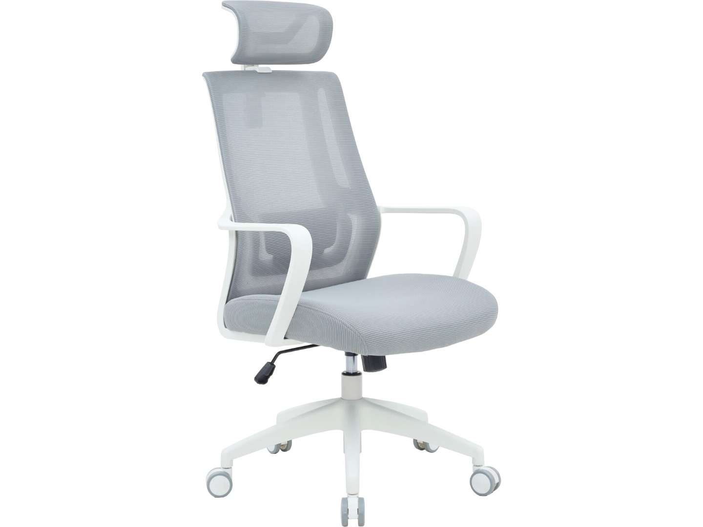 Крісло офісне OfficePro Harmony (OC310-W-LG-LG) White/Light Gray — фото 6