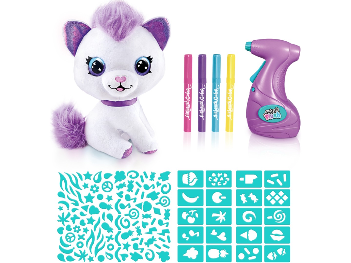 Набір для декупажу та розпису Canal Toys DIY AIRBRUSH PLUSH - Кошеня (OFG272/1) — фото 10