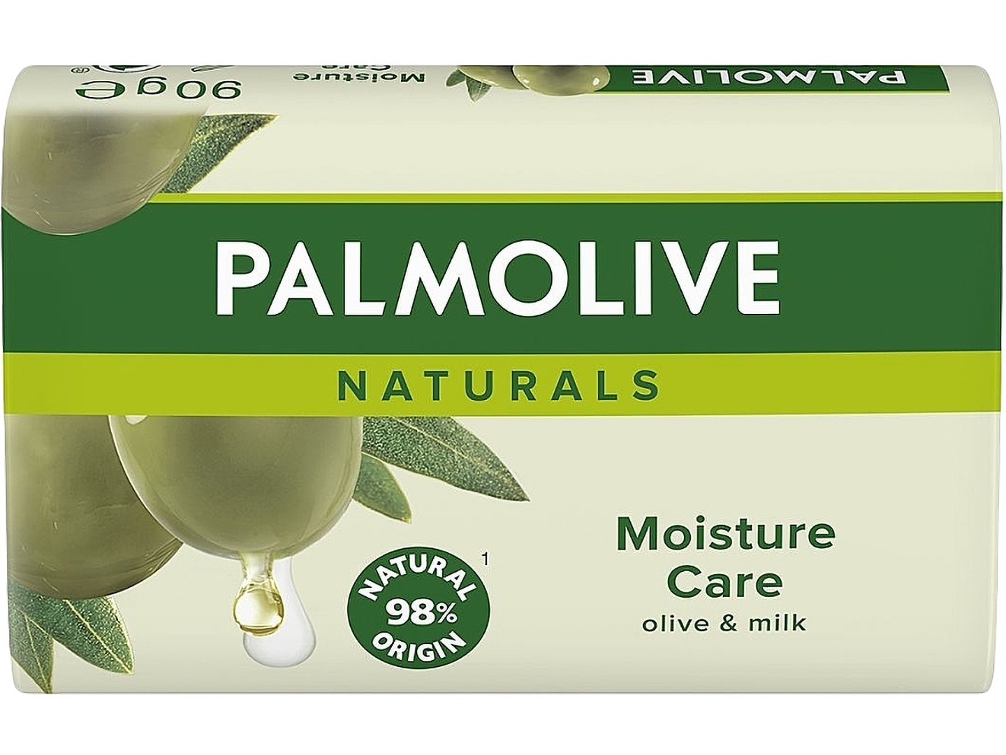 Тверде мило Palmolive Natural Оливка та Молочко 90 г — фото 1