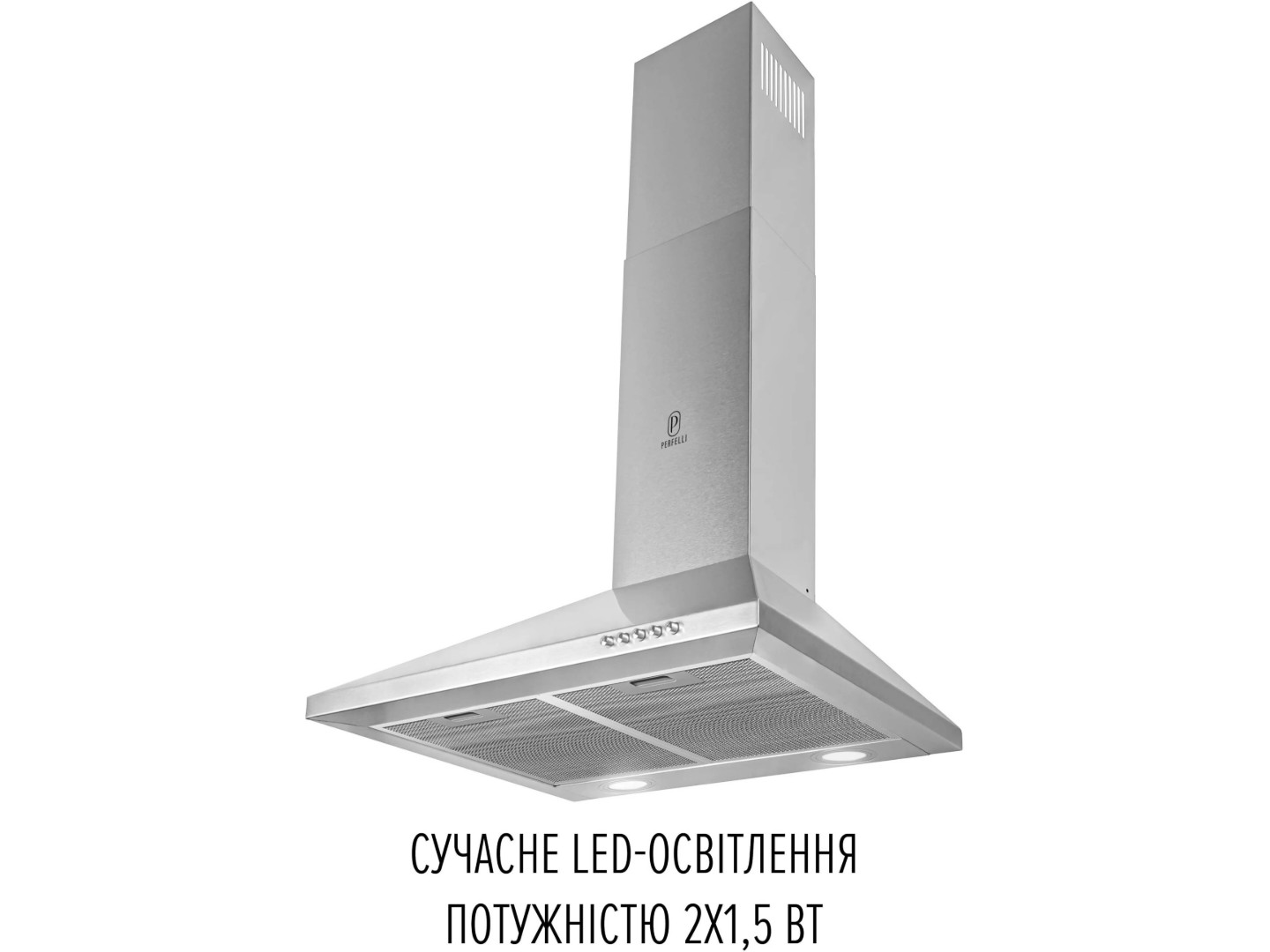 Витяжка декоративна Perfelli COSTA 5HM INOX — фото 3