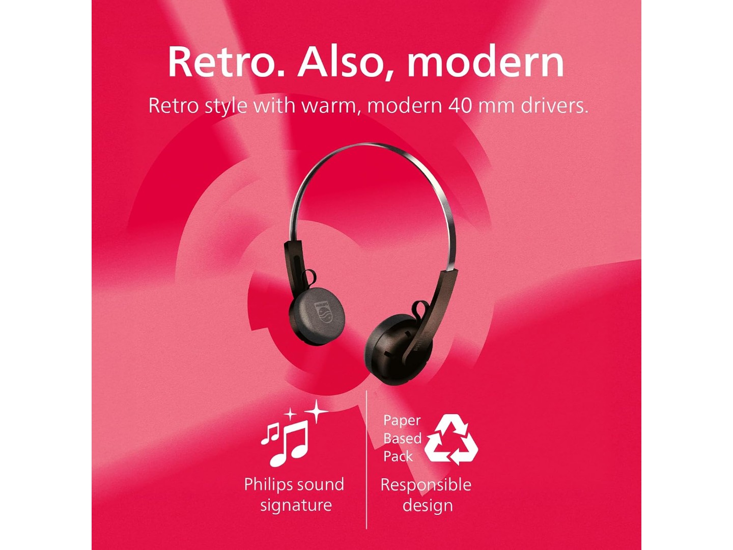 Навушники накладні бездротові Philips TAH2000TL/00 — фото 5