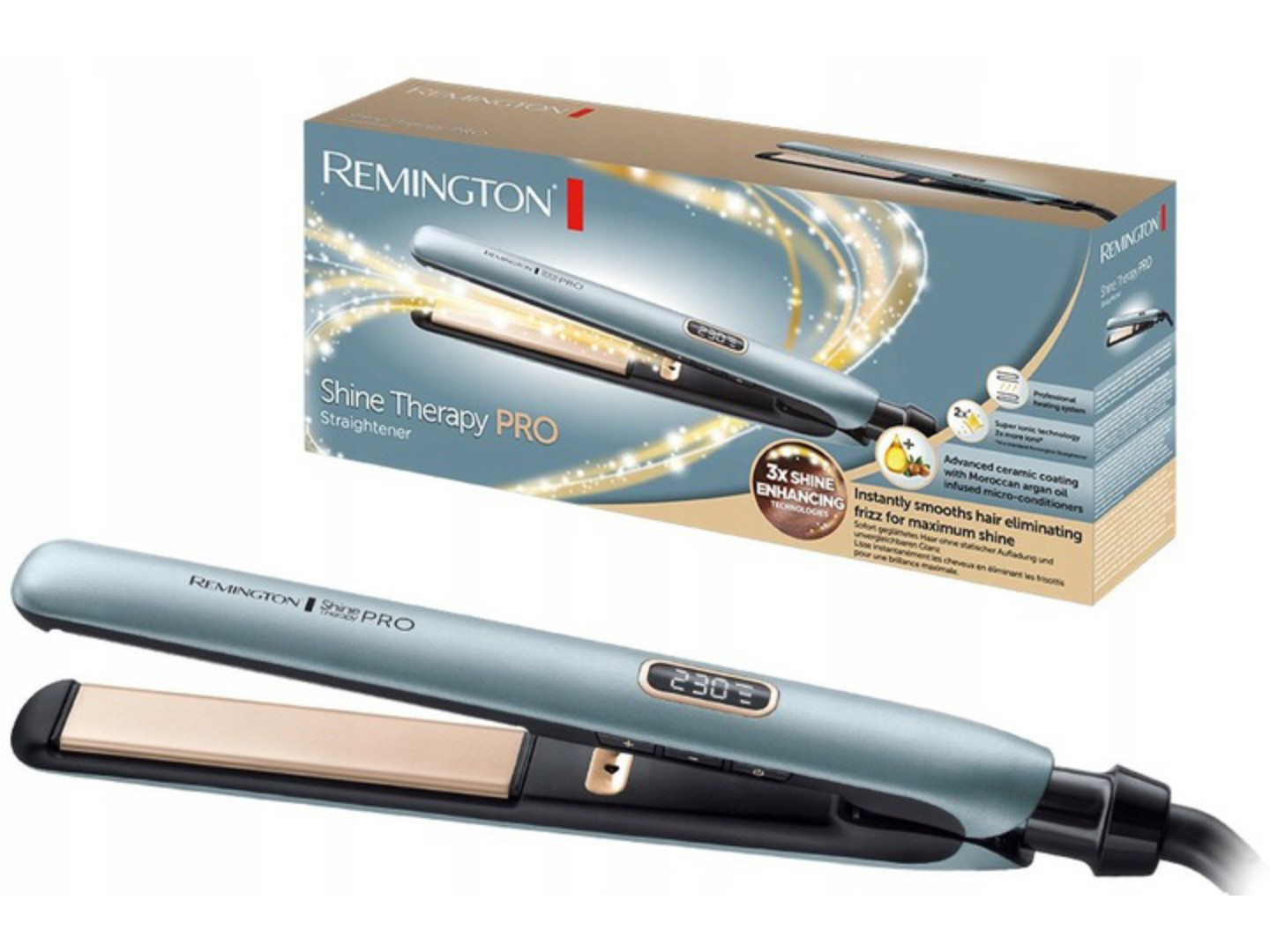 Вирівнювач волосся Remington S9300 Shine Therapy Pro — фото 10