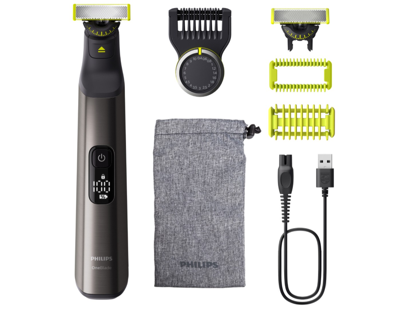 Електростанок Philips OneBlade Pro 360 QP6552/15 для обличчя та тіла — фото 1