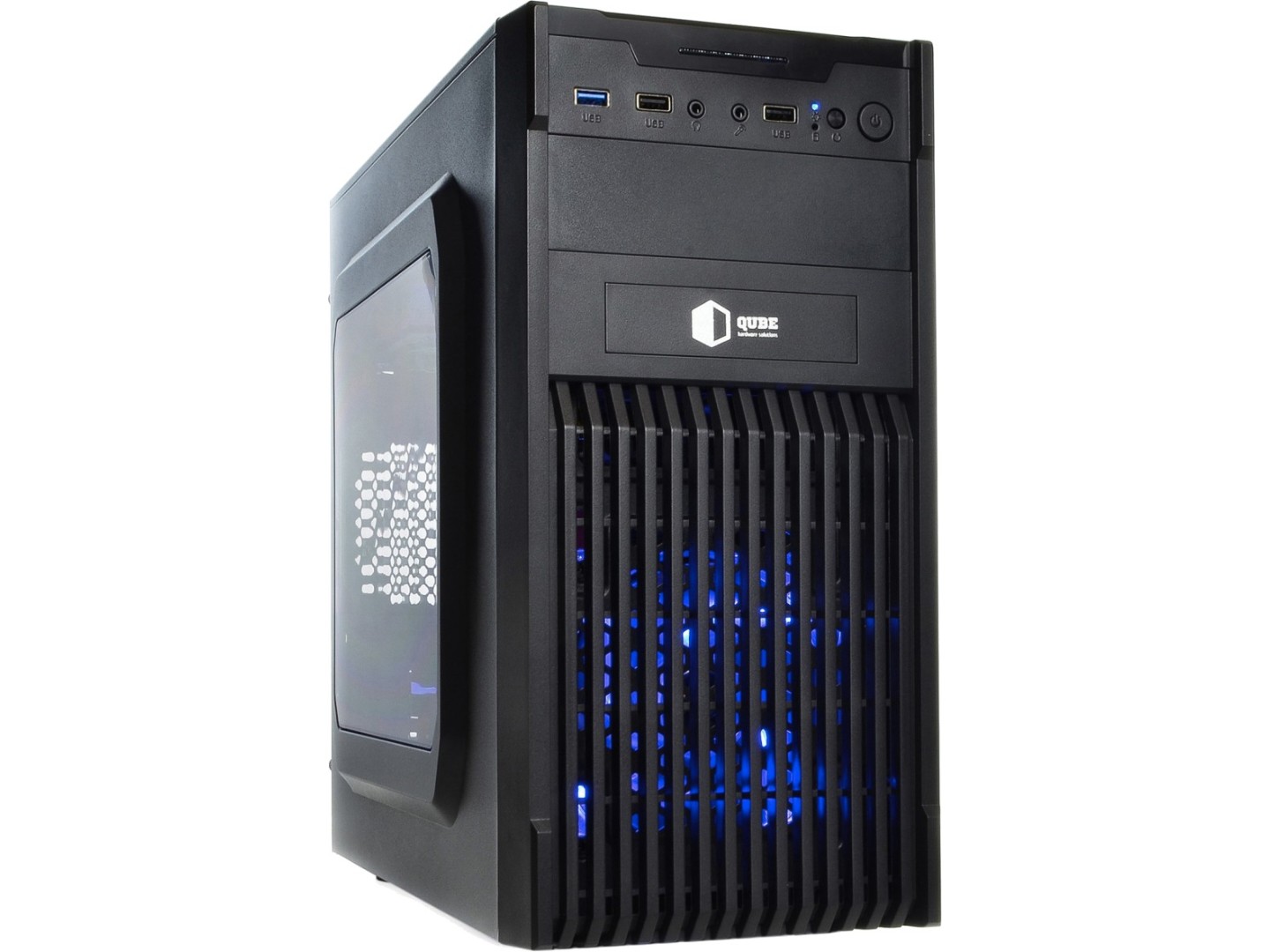 Системний блок QUBE QB Ryzen 5 5500 GT 1030 2GB 161 (Ryzen55500GT10302GB161) — фото 1