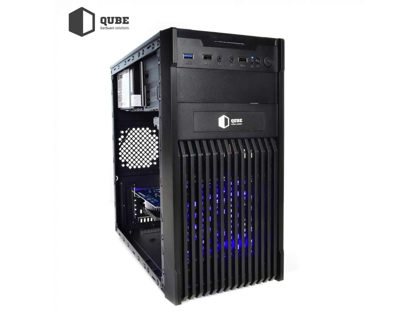 Системний блок QUBE QB Ryzen 5 5500 GT 1030 2GB 161 (Ryzen55500GT10302GB161) — фото 4